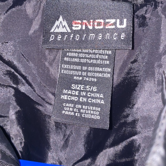 COPY - Snozu Performance Boy’s Jacket Size 5/6-EUC - Picture 2 of 4